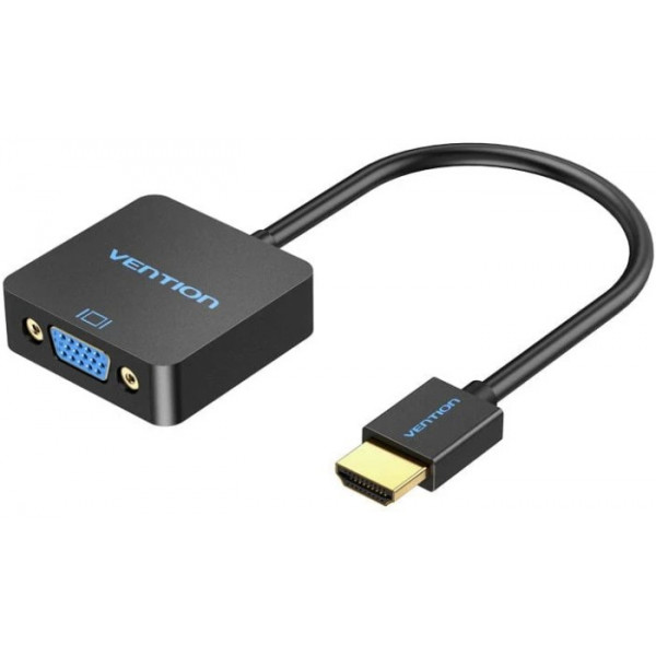 Фото - Переходник Vention HDMI M - VGA F 0.15 м Micro USB (F) powered (ACRBB)