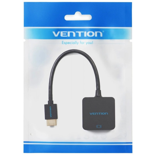 Фото - Переходник Vention HDMI M - VGA F 0.15 м Micro USB (F) powered (ACRBB)