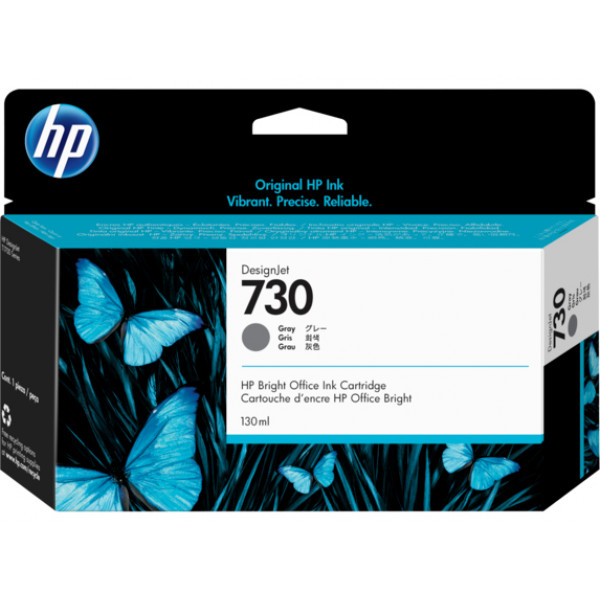 Фото - Картридж для струйных МФУ и принтеров HP 730 130-ml Gray DesignJet Ink (P2V66A) Фото - Картридж для струйных МФУ и принтеров HP 730 130-ml Gray DesignJet Ink (P2V66A)
