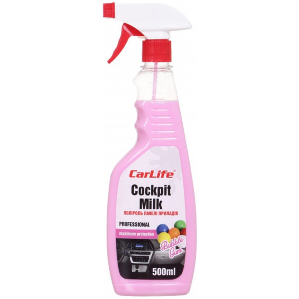 Фото - Полироль для авто CarLife Бабл-Гам Cockpit Milk 500 ml (CF533)