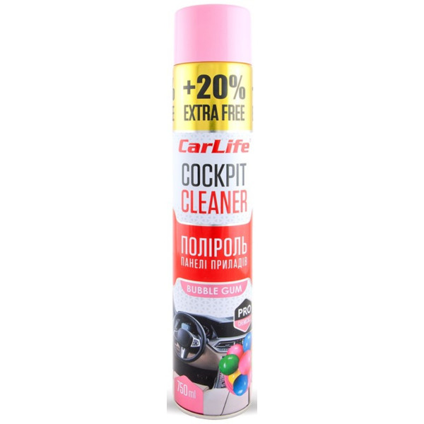 Фото - Полироль для авто CarLife Бабл гам Cockpit Cleaner 750 ml (CF759)
