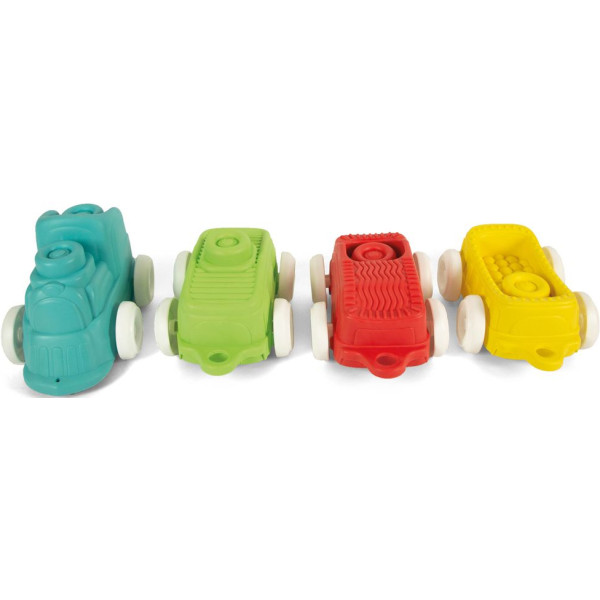 Фото - Базовый игровой транспорт для малыша Clementoni с конструктором Sensory Train серия Soft Clemmy (17424)