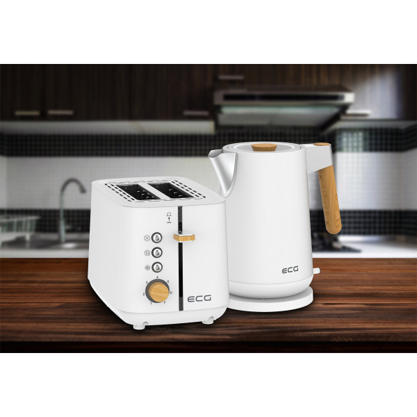 Фото - Тостер ECG ST 2768 Timber White