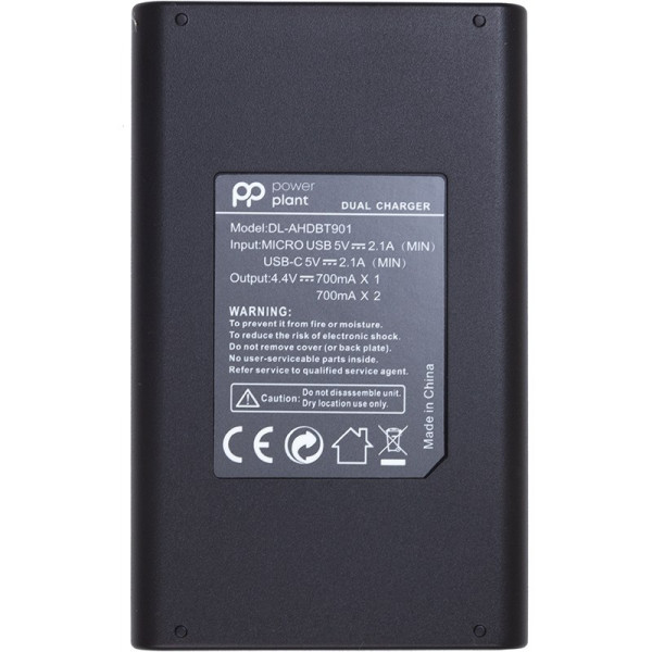 Фото - З/устройство для экшн-камеры PowerPlant GoPro DL-AHDBT901 (CH980352)