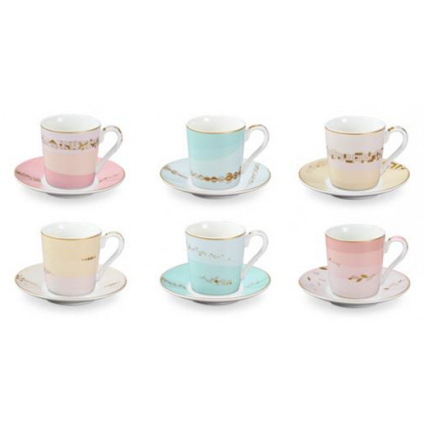 Фото - Набор чашек tescoma 387717 myCOFFEE с блюдцем 6 шт. Romance