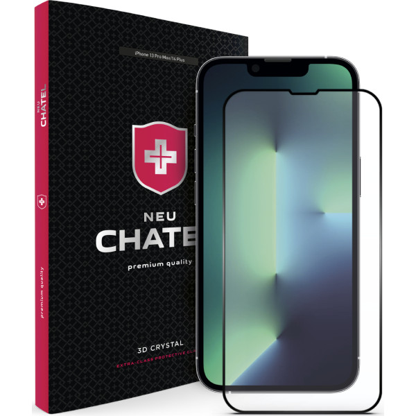 Фото - Защитное стекло для смартфона NEU Chatel Сorning Gorilla Glass with Mesh for iPhone 13 Pro Max/14 Plus Front Black (+NEU3D14PB) Фото - Защитное стекло для смартфона NEU Chatel Сorning Gorilla Glass with Mesh for iPhone 13 Pro Max/14 Plus Front Black (+NEU3D14PB)