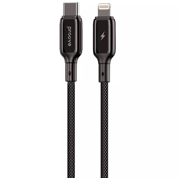Фото - Кабель синхронизации данных Proove Dense Metal Type-C to Lightning 27W (2m) black (CCDM27002121)