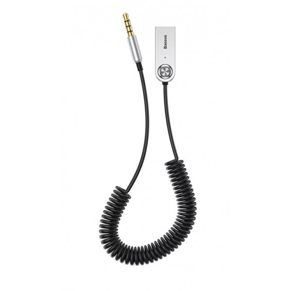 Фото - FM модулятор Baseus Bluetooth Audio Adapter AUX/USB with mic Black (CABA01-01)