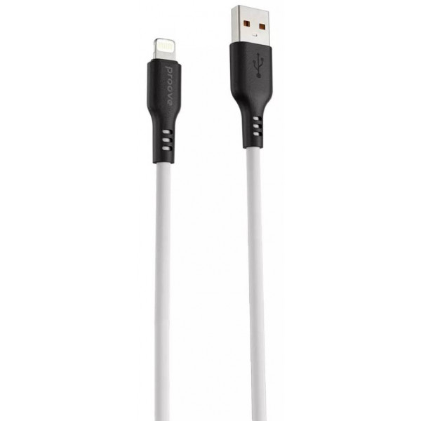 Фото - Кабель синхронизации данных Proove Rebirth Lightning 2.4A (1m) White (CCRE60001102)