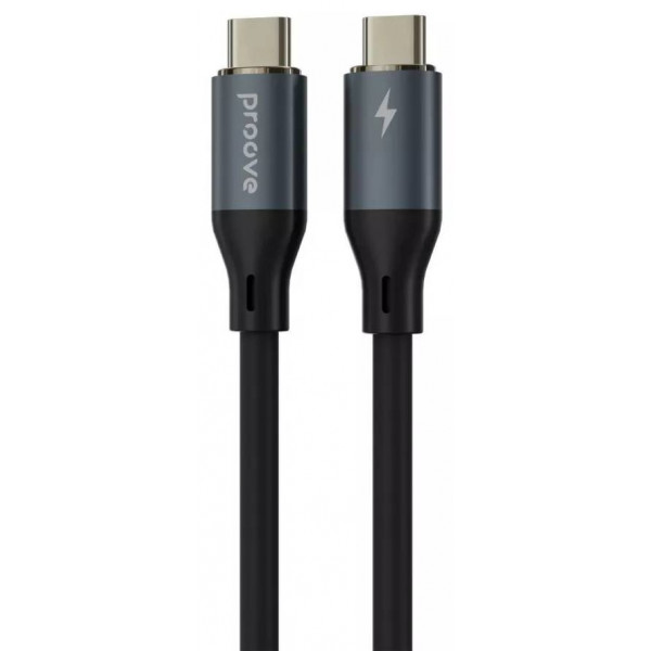 Фото - Кабель синхронизации данных Proove PowerFull Type-C to Type-C 100W (1m) black (CCPF11002201)