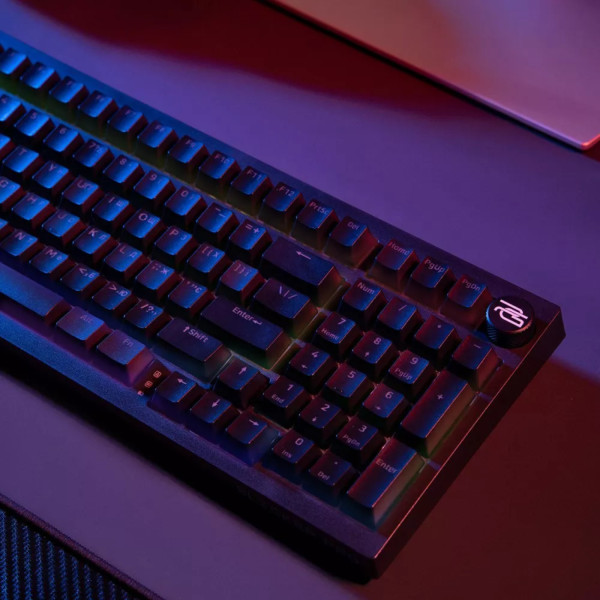 Фото - Клавиатура беспроводная игровая Proove Gaming Slicker Pro  (Ukraine Layout) Black/Purple (WKSLP0022416)