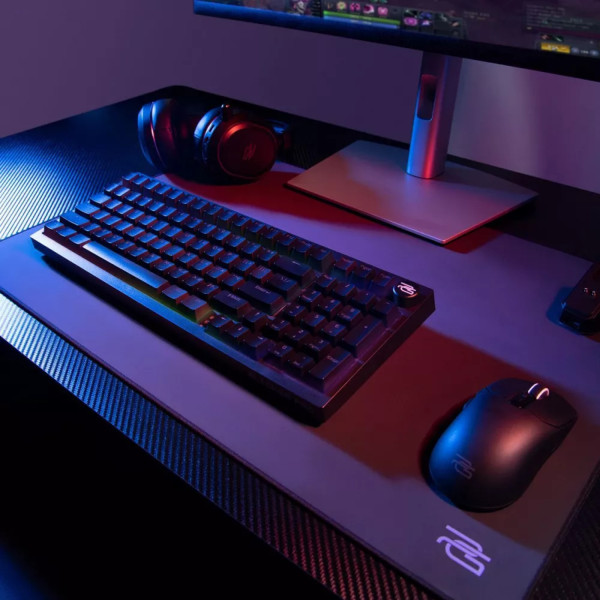 Фото - Клавиатура беспроводная игровая Proove Gaming Slicker Pro  (Ukraine Layout) Black/Purple (WKSLP0022416)