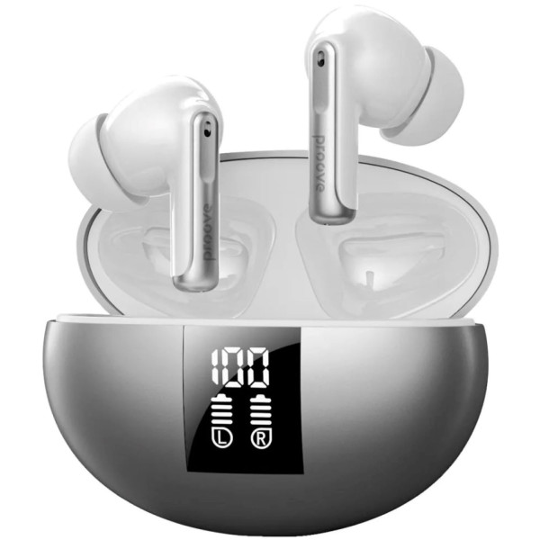 Фото - Наушники вкладыши беспроводные TWS Proove Thunder Buds SE TWS with ANC (APP) Gray (TWTBSE01AP03)