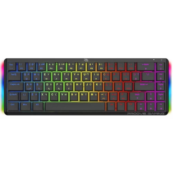 Фото - Клавиатура беспроводная игровая Proove Gaming AFK Ukraine Layout Black (WKAFK1022001)
