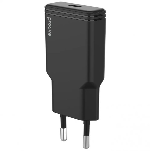 Фото - Сетевое зарядное устройство Proove Slender 20W (Type-C) black (WCSS20010001)