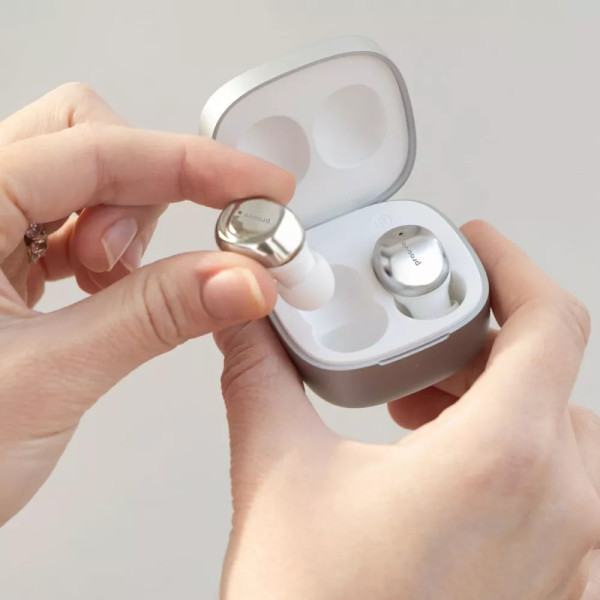 Фото - Наушники вкладыши беспроводные TWS Proove Charm silver (TWCH0001AP06)