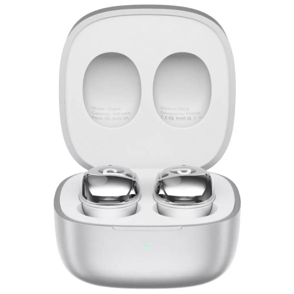 Фото - Наушники вкладыши беспроводные TWS Proove Charm silver (TWCH0001AP06) Фото - Наушники вкладыши беспроводные TWS Proove Charm silver (TWCH0001AP06)