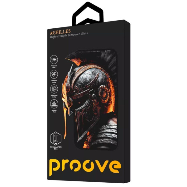Фото - Защитное стекло для смартфона Proove Achilles Installation Box iPhone 17 Pro Max Black (PGPAIB17PM01)