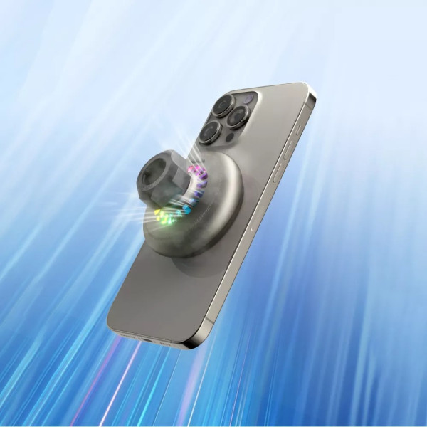 Фото - Автодержатель с беспроводной зарядкой Proove IceCore QI2 15W Gray (WHIC15002003)