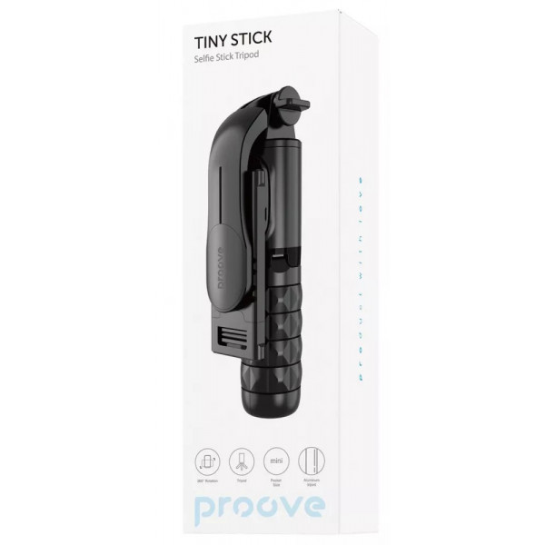 Фото - Трипод для селфи Proove Tiny Stick Selfie Stick Tripod black