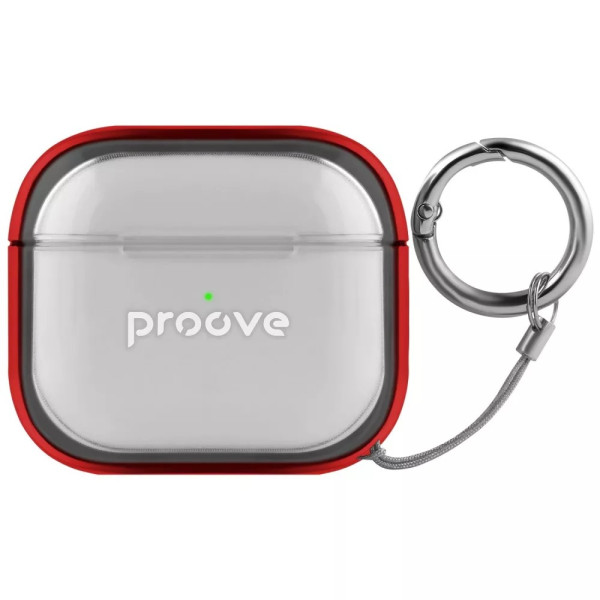 Фото - Чехол для наушников Proove Safe Box Case AirPods 4 red (PCSBAR040025)