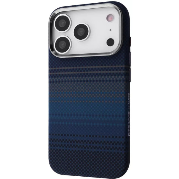 Фото - Чехол для смартфона Proove Gleam Case with Magnetic Ring iPhone 17 Pro Blue stripes (651820807) Фото - Чехол для смартфона Proove Gleam Case with Magnetic Ring iPhone 17 Pro Blue stripes (651820807)