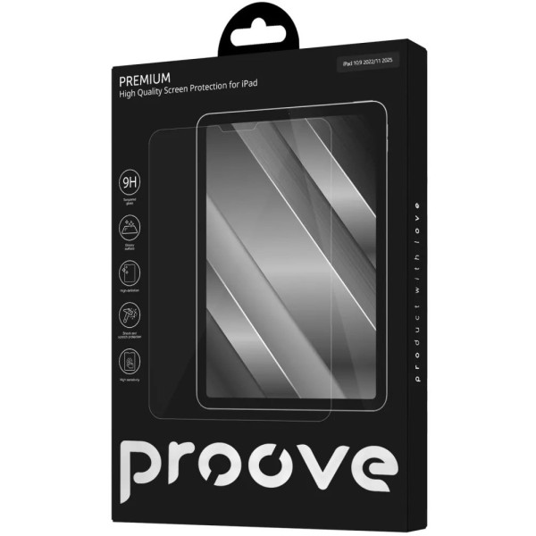 Фото - Защитное стекло для планшета Proove Premium for iPad 10.9 2022/11 2025 transparent (PGPPFI109000)