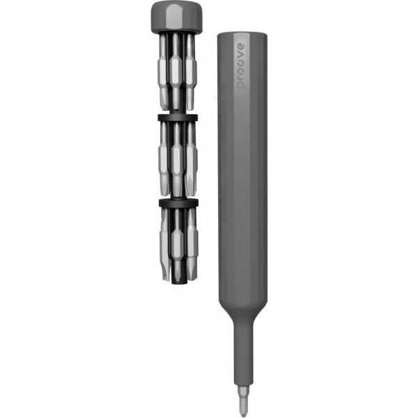 Фото - Отвертка со сменными битами Proove Spin 39in1 Gray (MTSS39000003)