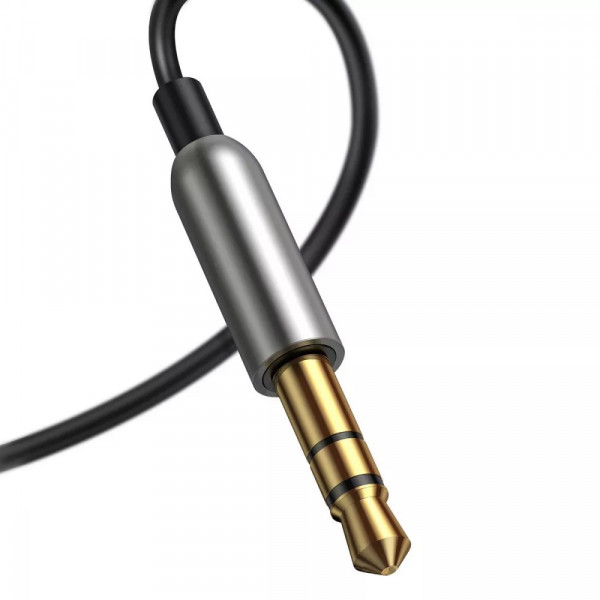 Фото - FM модулятор Baseus Bluetooth Audio Adapter AUX/USB with mic Black (CABA01-01)