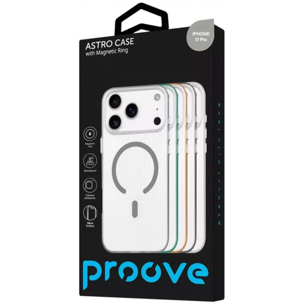 Фото - Чехол для смартфона Proove Astro Case with Magnetic Ring iPhone 17 Pro Gray (PCASIP17P005)