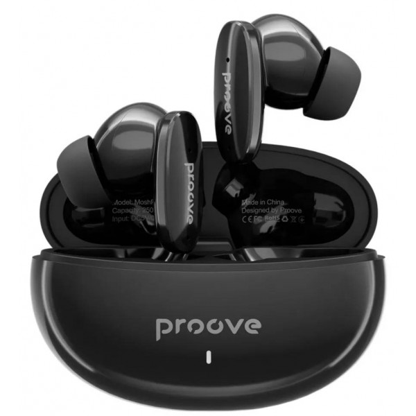Фото - Наушники вкладыши беспроводные TWS Proove MoshPit TWS Black Glossy (492080001) Фото - Наушники вкладыши беспроводные TWS Proove MoshPit TWS Black Glossy (492080001)