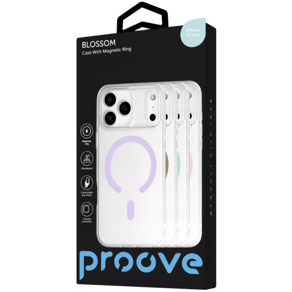 Фото - Чехол для смартфона Proove Blossom Case with Magnetic Ring iPhone 17 Pro Desert Titanium (PCBLIP17ARP033)