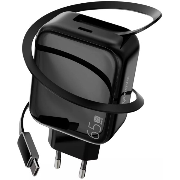 Фото - Сетевое зарядное устройство Proove Fixtape GaN Type-C 65W black (WCFP65010201)