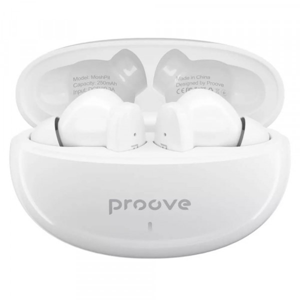 Фото - Наушники вкладыши беспроводные TWS Proove MoshPit TWS White Glossy (492080003)