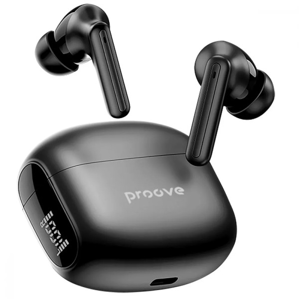 Фото - Наушники вкладыши беспроводные TWS Proove Tempo TWS with ANC (APP) black (TWTM0001AP01)