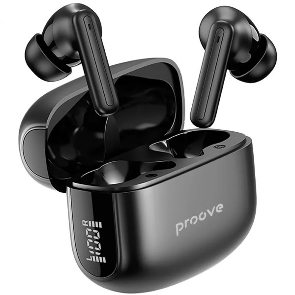 Фото - Наушники вкладыши беспроводные TWS Proove Tempo TWS with ANC (APP) black (TWTM0001AP01)