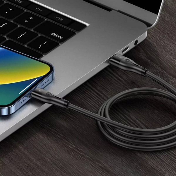 Фото - Кабель синхронизации данных Proove Soft Silicone Type-C to Lightning 27W 1m Black (492060001)