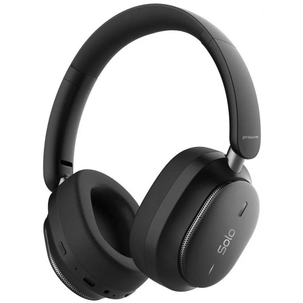 Фото - Наушники накладные беспроводные Proove Solo with ANC (APP) Black (HPSL0001AP01) Фото - Наушники накладные беспроводные Proove Solo with ANC (APP) Black (HPSL0001AP01)