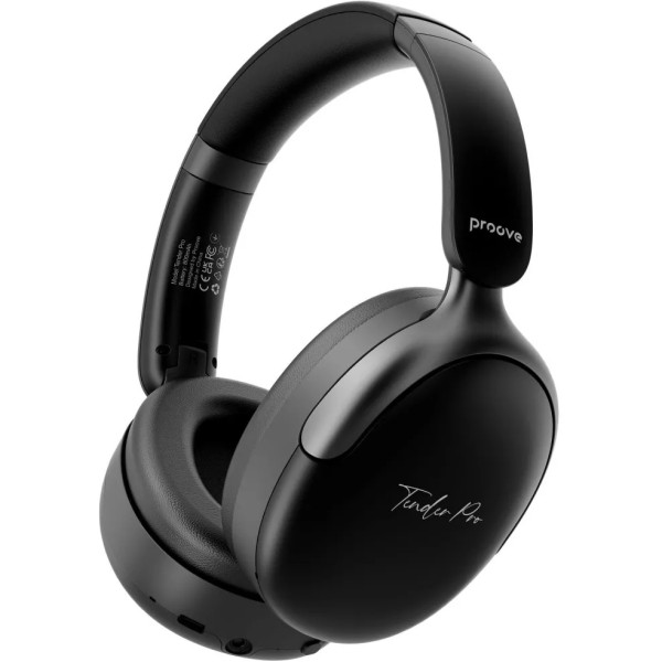 Фото - Наушники накладные беспроводные Proove Tender Pro (APP) black (HPTP0001AP01) Фото - Наушники накладные беспроводные Proove Tender Pro (APP) black (HPTP0001AP01)