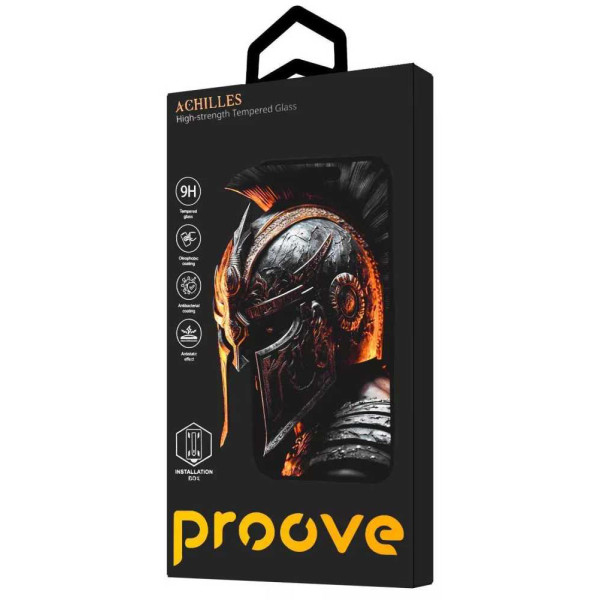 Фото - Защитное стекло для смартфона Proove Achilles Installation Box iPhone 16 Pro black (PGPAIB16P001)
