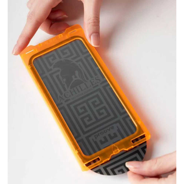 Фото - Защитное стекло для смартфона Proove Achilles Installation Box iPhone 16 Pro black (PGPAIB16P001)