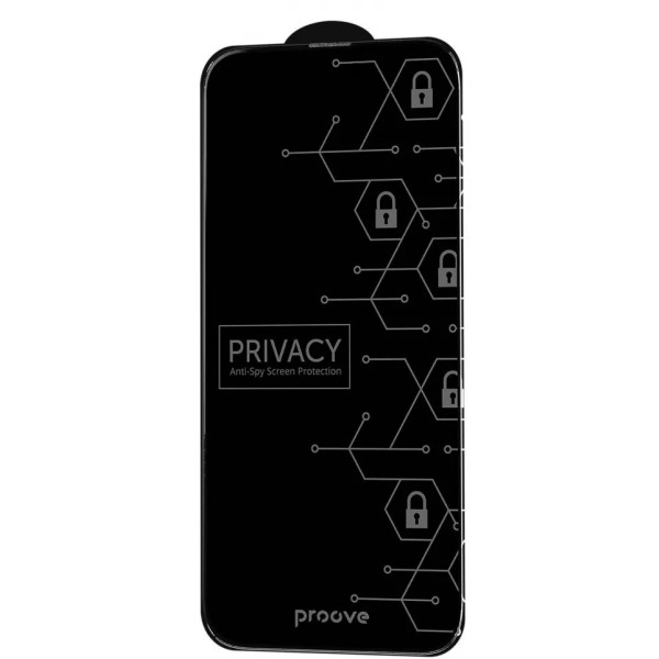 Фото - Защитное стекло для смартфона Proove Privacy iPhone 17 Pro Max black (PGPPRI17PM01)