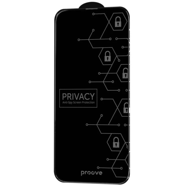 Фото - Защитное стекло для смартфона Proove Privacy iPhone 17 Pro black (PGPPRI17P001)