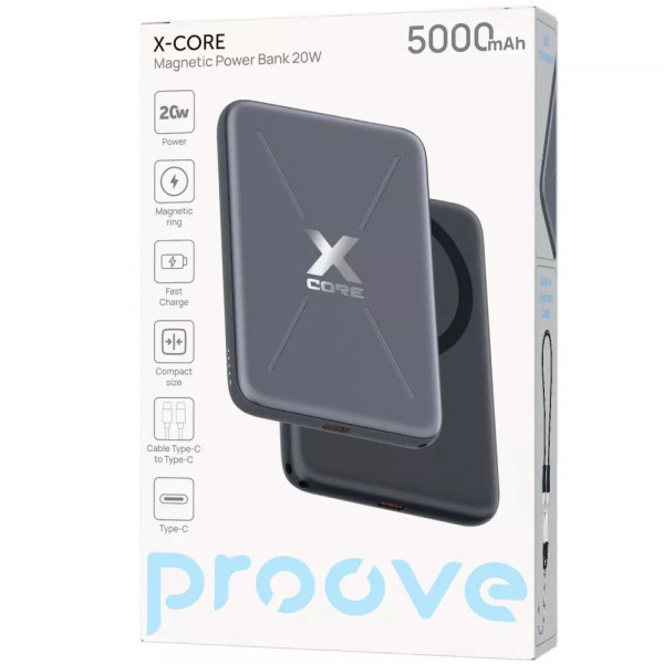 Фото - Батарея мобильная Proove X-Core 20W 5000mAh Purple (PNXC20010009)