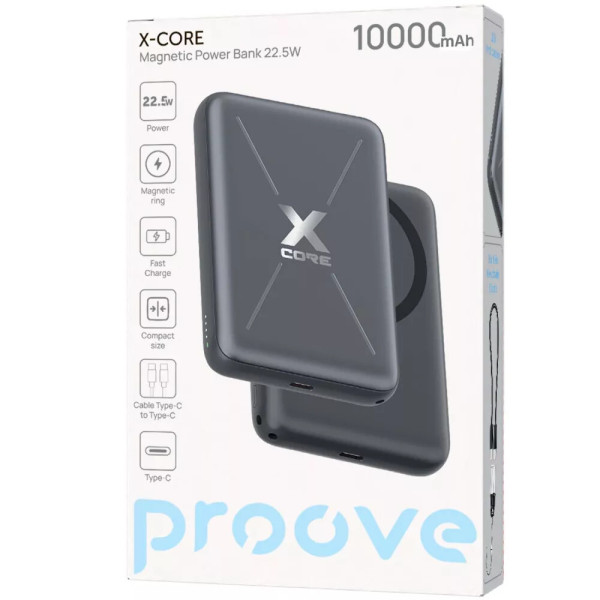 Фото - Батарея мобильная Proove X-Core 22.5W 10000mAh Silver/White (PNXC22010006)