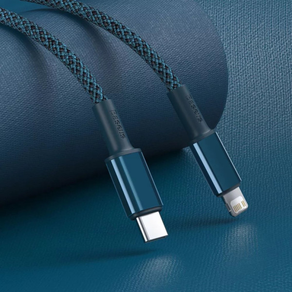 Фото - Кабель синхронизации данных Baseus High Density Braided Type-C to Lightning PD 20W 2m (CATLGD-A02)