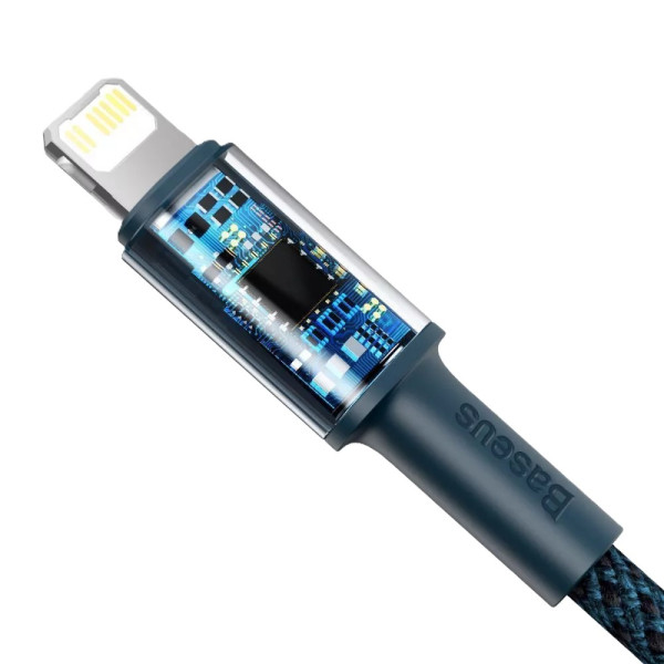 Фото - Кабель синхронизации данных Baseus High Density Braided Type-C to Lightning PD 20W 2m (CATLGD-A02)