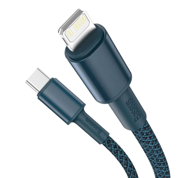 Фото - Кабель синхронизации данных Baseus High Density Braided Type-C to Lightning PD 20W 2m (CATLGD-A02)