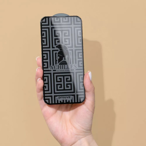 Фото - Защитное стекло для смартфона Proove Achilles iPhone 16 Pro Max Black (PGPAIP16PM01)