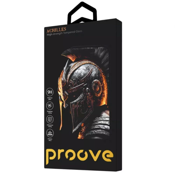Фото - Защитное стекло для смартфона Proove Achilles iPhone 16 Pro Max Black (PGPAIP16PM01)